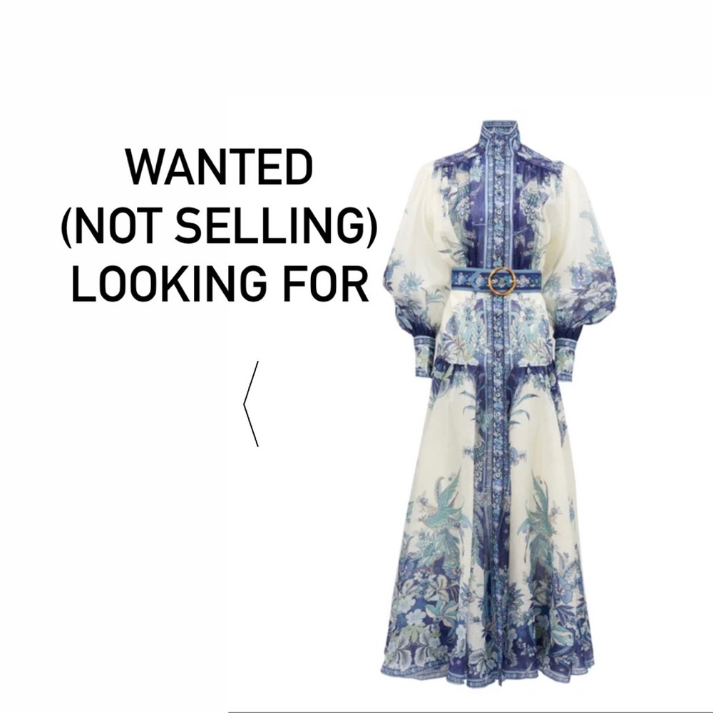 Zimmermann 2
Women's Zippy Silk Linen Paisley Billow Gown - Blue Paisley